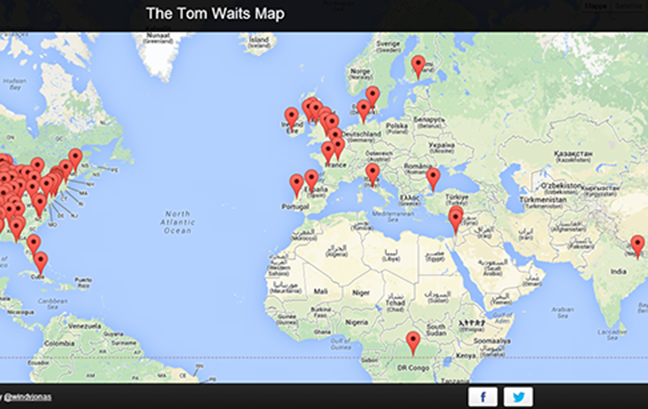 tom waits map