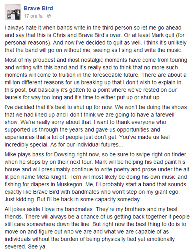 brave bird facebook