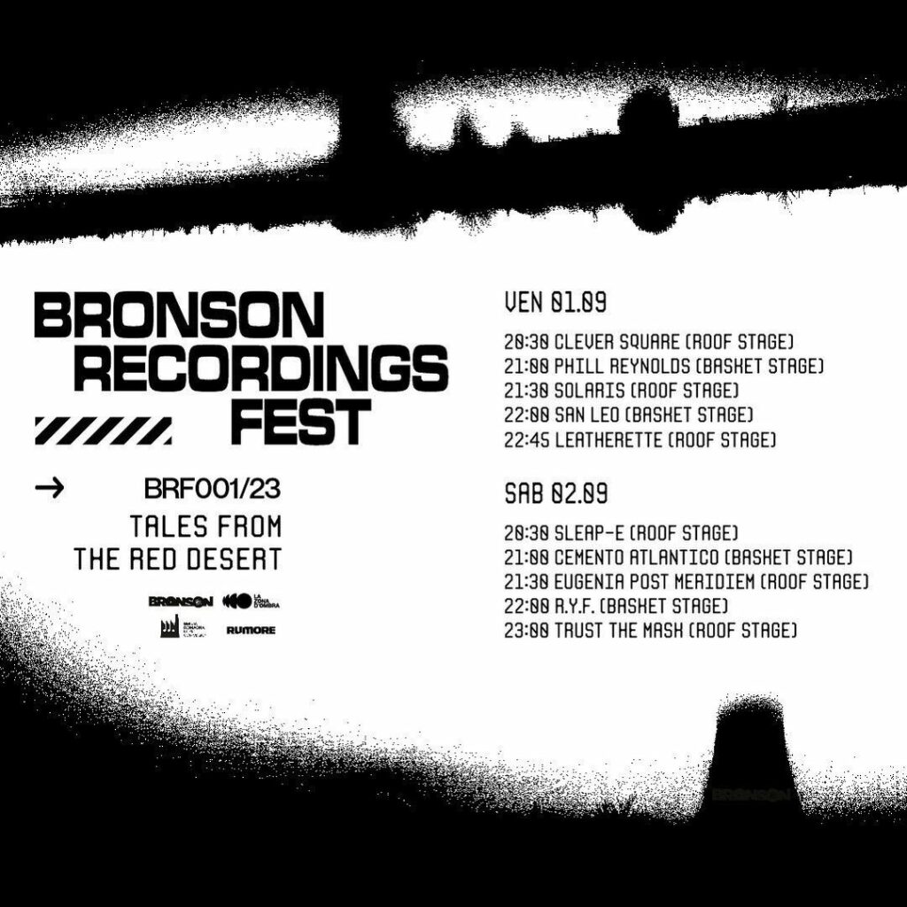 Bronson Recordings Fest 2023 Orari