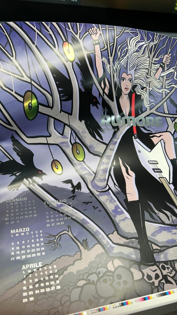 Calendario Rumore Metal 1