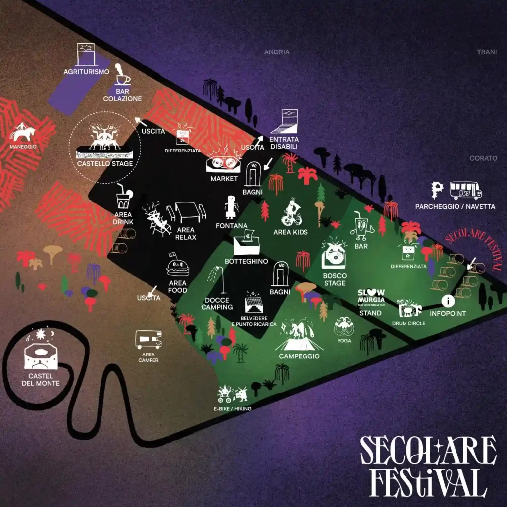 Secolare Festival 2024 Mappa