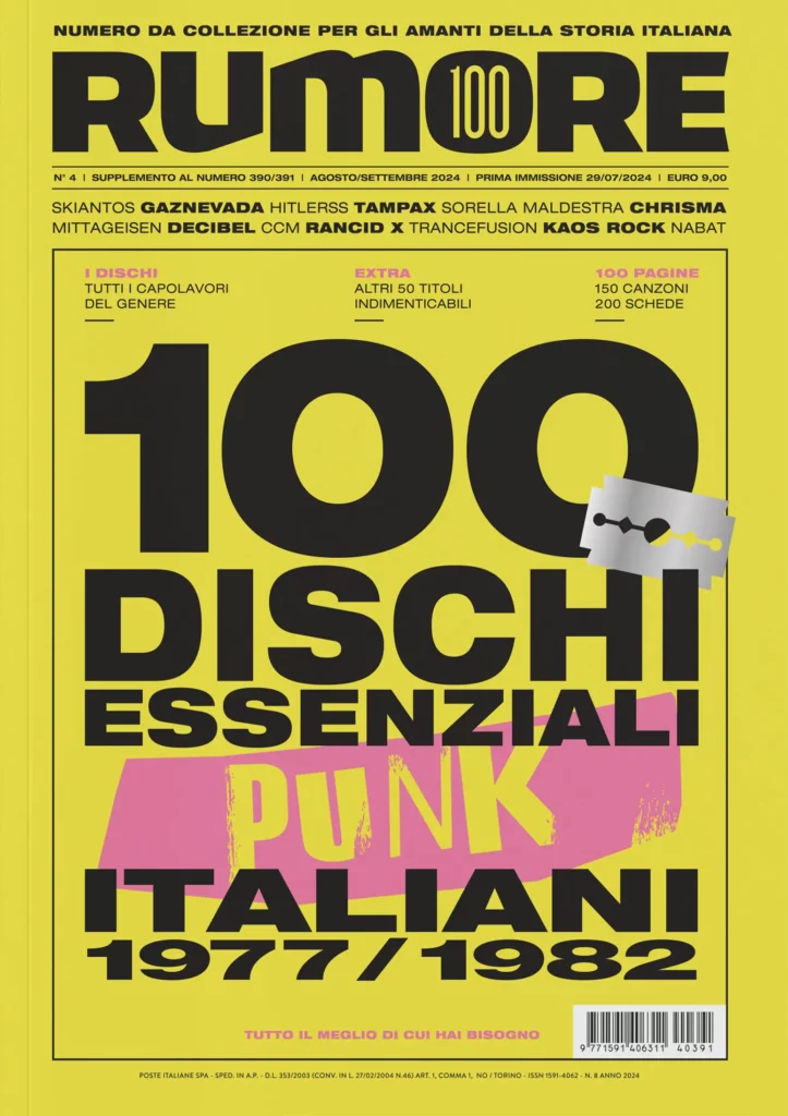RUMORE 100 dischi punk italiani cover