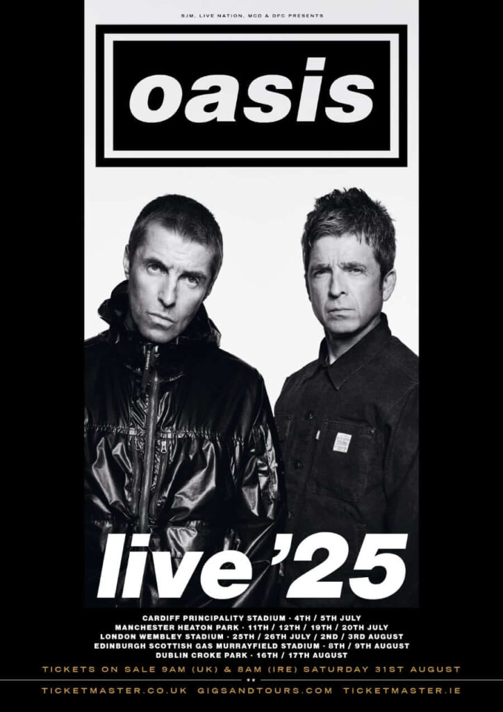 oasis tour reunion