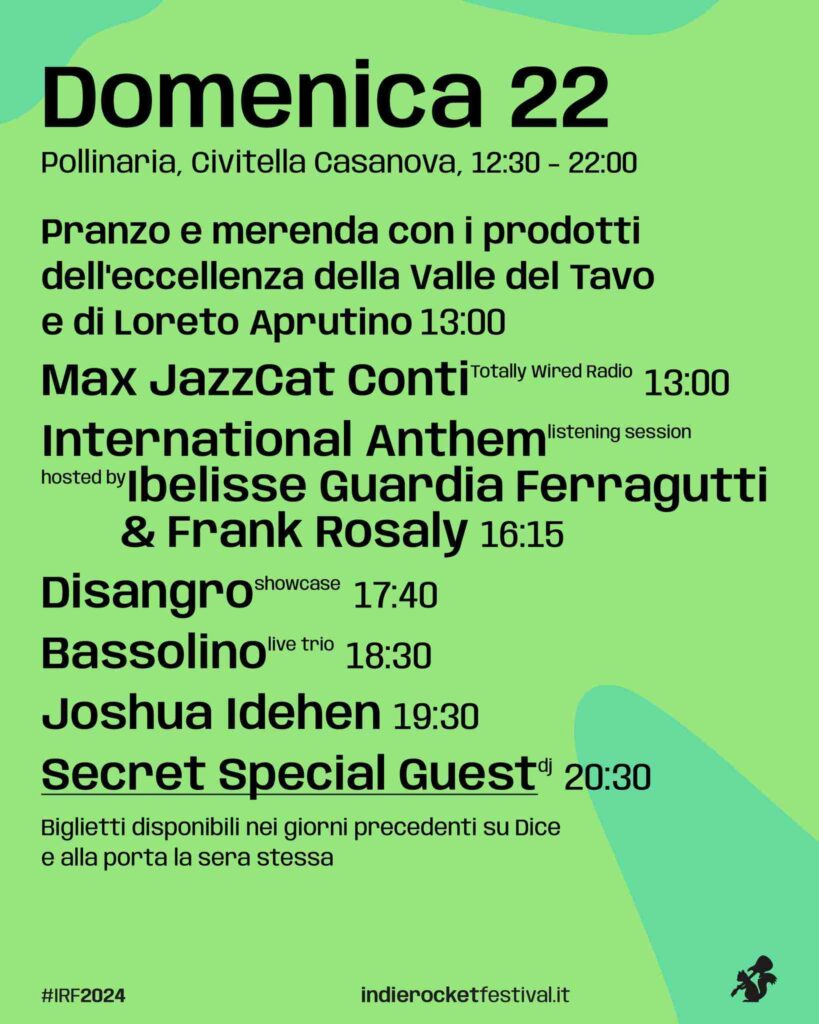 Indierocket Domenica