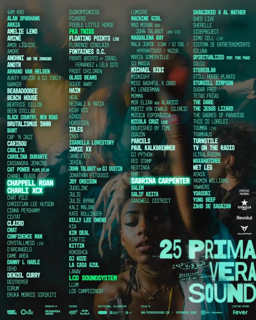 Line Up Primavera Sound
