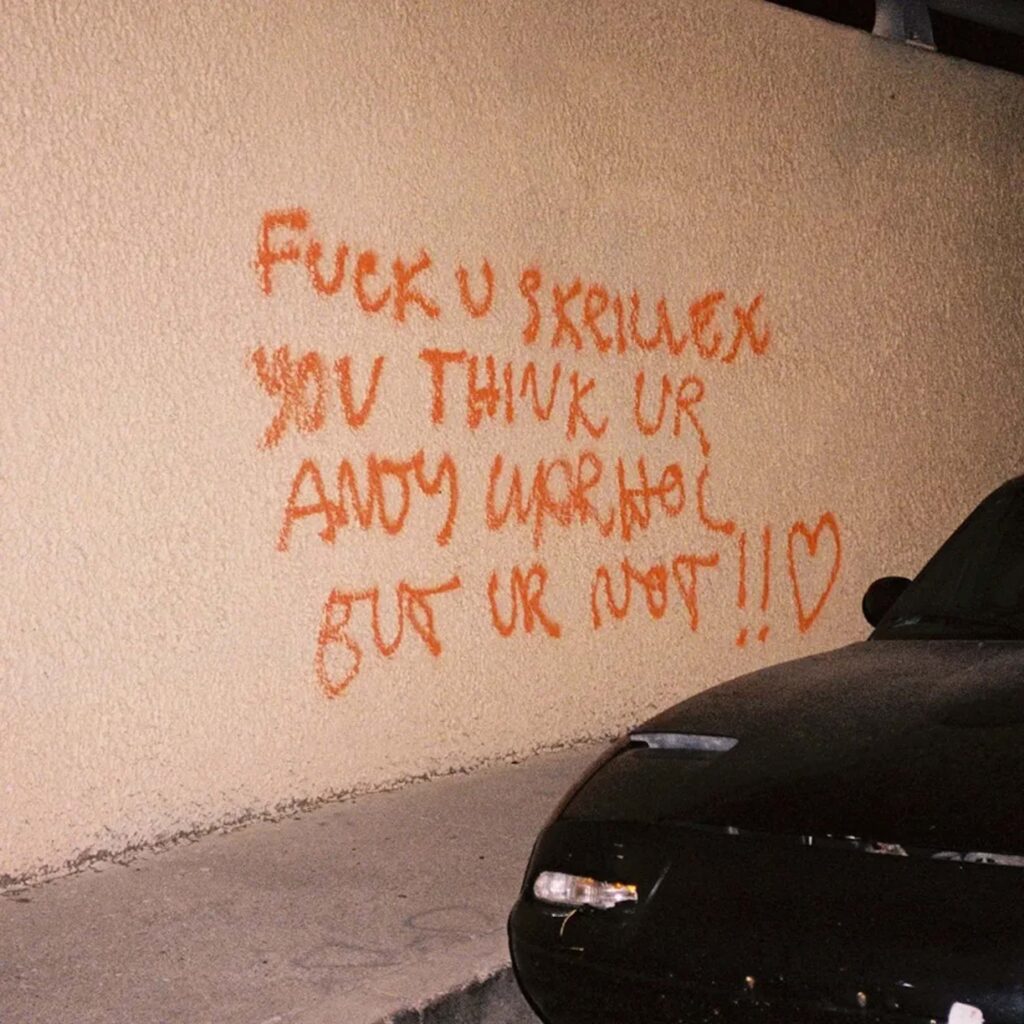 Skrillex F*ck U Skrillex U Think Ur Andy Warhol But Ur Not Cover