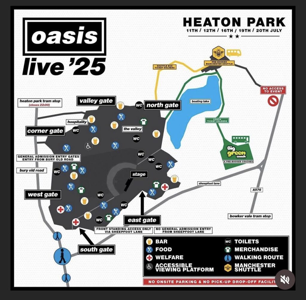 Heaton Park Maps Manchester