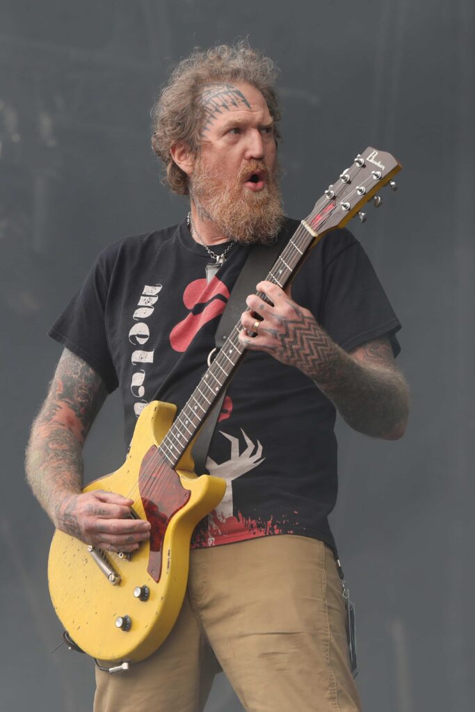 Brent Hinds dei Mastodon al rock am ring.