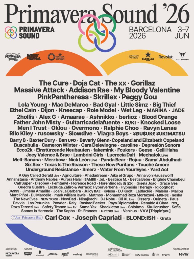 Primavera Sound 2026 Lineup 